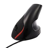 Ergonomic Mouse, Vertical Wireless Mouse / USB Mouse - 800 / 1200 /1600 DPI for Laptop, Desktop, PC,...
