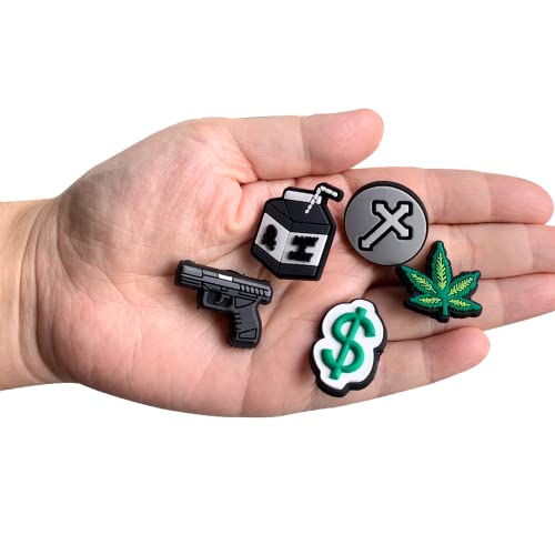 Lot Of 30, 50, 100Pcs Random Shoe Decoration Charms, Different Croc Charms For Adult Men Women Party Gifts (30) #TOP5