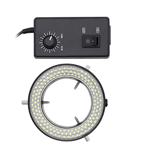 Éclairage annulaire 144 LED pour microscope stéréo avec adaptateur secteur - 2