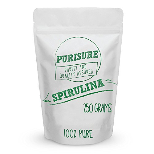 Purisure Spirulina Powder 250g (83 Servings), Superfood Supplement, Great Source of Vegan Protein