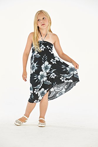 Image of Hawaii Hangover Family Matching Hawaiian Clothes, Midnight Bloom | Family matching Hawaiian outfits, Midnight Bloom, lightweight rayon, machine washable, tropical floral print, luaus, cruises