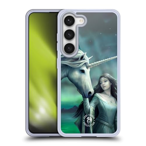 Coque Samsung S23 5G compatible MagSafe en gel flexible Anne Stokes Étoile Polaire