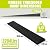 Linkloos 0.8" Rise Rubber Threshold Ramp Doorway, Recycled Solid Rubber Wheelchair Ramp with 2204 Lbs Load Capacity, Temporary Driveway Curb Ramps for Handicap, Door, Scooters (35.4" Lx 5.9" W)