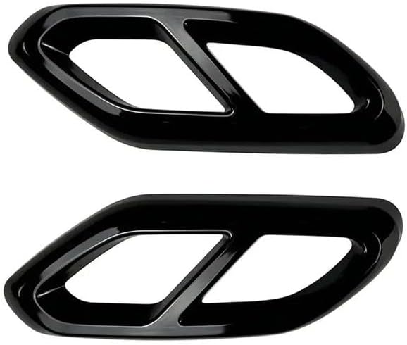 Spare Parts For Benz GLC Class X254 GLC260 GLC300 AMG 2023-UP Exhaust Cover Trim Muffler Quad Tip Air Outlet Vent Frame(Silver)