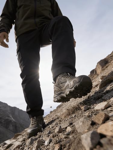 Image of Bacca Bucci x Discovery Trek 0.1 Men's Trekking & Trail Hiking Shoes | All-Terrain Outdoor Sneakers with Ortholite Eco Insole & Chunky Grip Sole