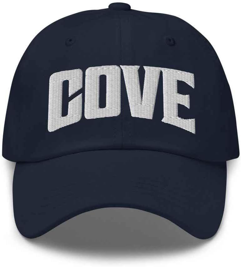 Cove Baseball Cap Cove Dad Hat Utah UT Hat Embroidered Souvenir
