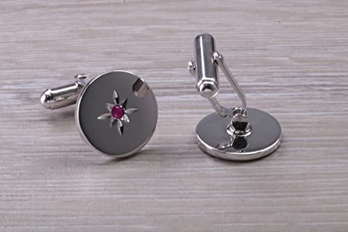 Ruby Set Zilveren Manchetknopen - Image 3