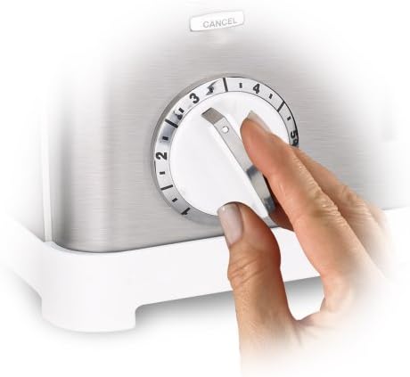 Miniatura 4 de Cuisinart CPT-180WP1 - Tostadora clásica de metal de 4 rebanadas, color blancoacero inoxidable y DCC-3200WP1 Perfectemp Cafetera de 14 tazas, color