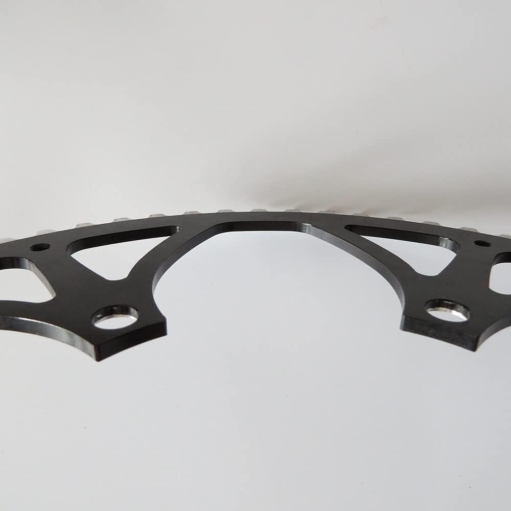 Platos para Bicicletas Rueda de Cadena 130 BCD 65T aleación Aluminio CNC Plato Bicicleta Carretera Juego bielas Bicicletas Plegables Rueda Dentada Placa única Negra