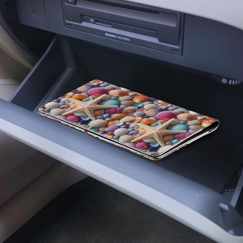 Organizador de guantera cuero Seashell miniatura 5