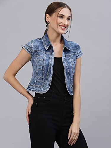 Style Quotient blue denim jacket – image 3