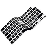 Arisase Ultra Thin Keyboard Cover Skin for 2023 2022 MacBook Air 13.6" with M2 Chip (Model: A2681...