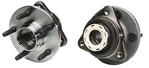 Detroit Axle Front Wheel Hub and Bearing Assembly — Pair for 1998–2000 Ford Ranger (4WD 5-Lug)