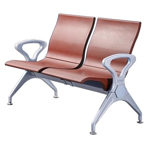 Silla de sala de espera de 2 plazas estable para zonas concurridas y aeropuertos