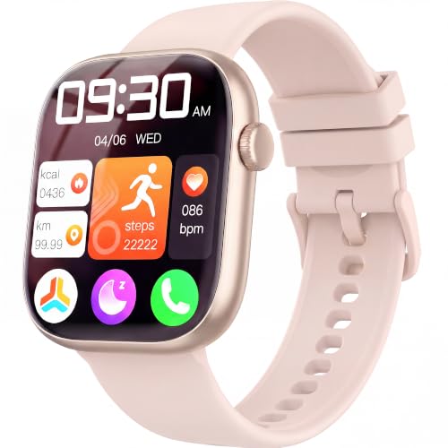 KIPTUMTEK Smart Watch 1.83" HD Touchscreen Rose Pink