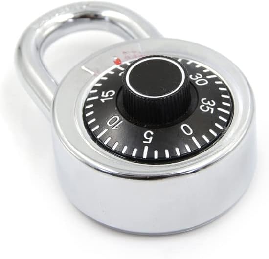 Code Padlock, Lock Rotary Padlock Digit Combination Code Lock Safe Round Dial Number Luggage Security Bicycle Suitcase Drawer Cabinet Gym Locker Lock Locker Lock