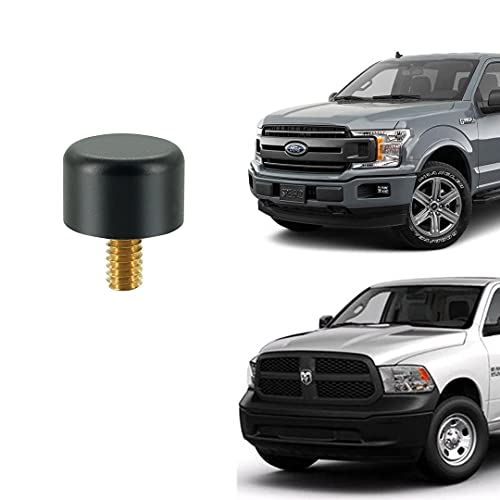 Custom Truck Antenna Delete Cap Kits 2009-2024 Fits for RAM 1500 and Ford F150 Raptor Trucks Antenna Cap Mini Antenna Base Cover for 09-24 RAM 1500 and Ford F150 Raptor Parts and Accessories