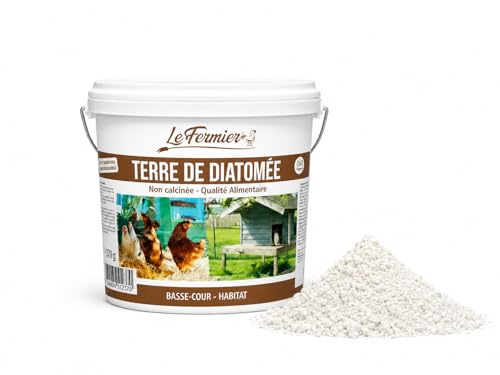LE FERMIER Terre de Diatomée Poules 370 g – Anti...