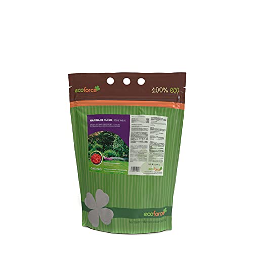 CULTIVERS Harina de Hueso de 5 kg. Abono para Plantas Ecológico. Aporta Fósforo y Calcio a los Cultivos. Fertilizante 100% Natural Mejora la Calidad, consistencia y Vida postcosecha del Fruto CULTIVERS Harina de Hueso de 5 kg. Abono para Plantas Ecológico. Aporta Fósforo y Calcio a los Cultivos. Fertilizante 100% Natural Mejora la Calidad, consistencia y Vida postcosecha del Fruto