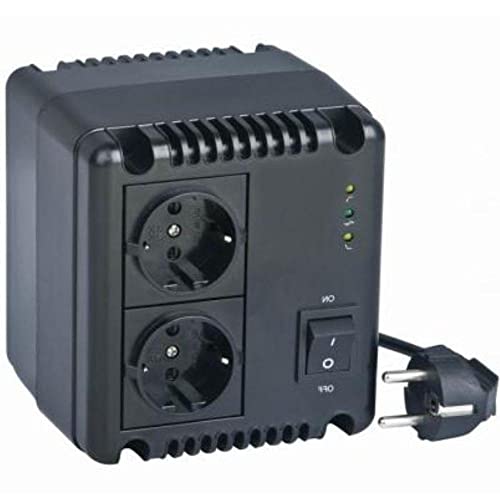 EnerGenie EG-AVR-1001 Regulador y estabilizador automático de voltaje CA, LED, 220 V CA, 1000 VA