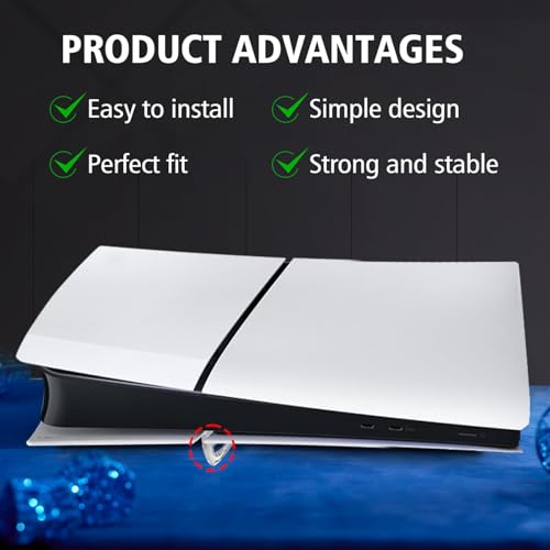 2pcs BharatBazaar Horizontal Stand for PS5 Slim/Pro Digital 2 Pieces - Image 6