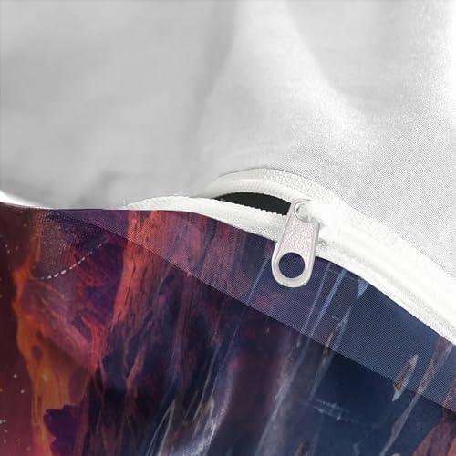 Ensemble de literie imprimé Cosmos IOFEER en microfibre de qualité - 8