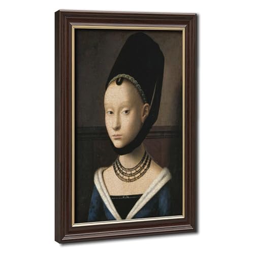 Toile portrait d'une jeune fille Petrus Christus pour mur vide