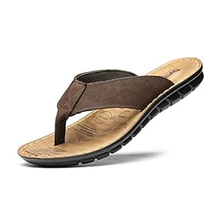 Platte Strandsandalen, Sportsandalen Voor Heren, Vrijetijdspantoffels Voor Buiten, Comfortabele Antislip-Buitendouchesandalen Voor Binnenzwembad,Brown,42