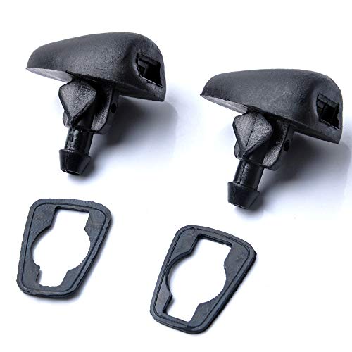 OTUAYAUTO 2 Pièces Gicleur Lave Glace Avant pour 206, Buse Lave Essuie Glace 6438J2, 6438E6 Efficacement pour Pare-brise