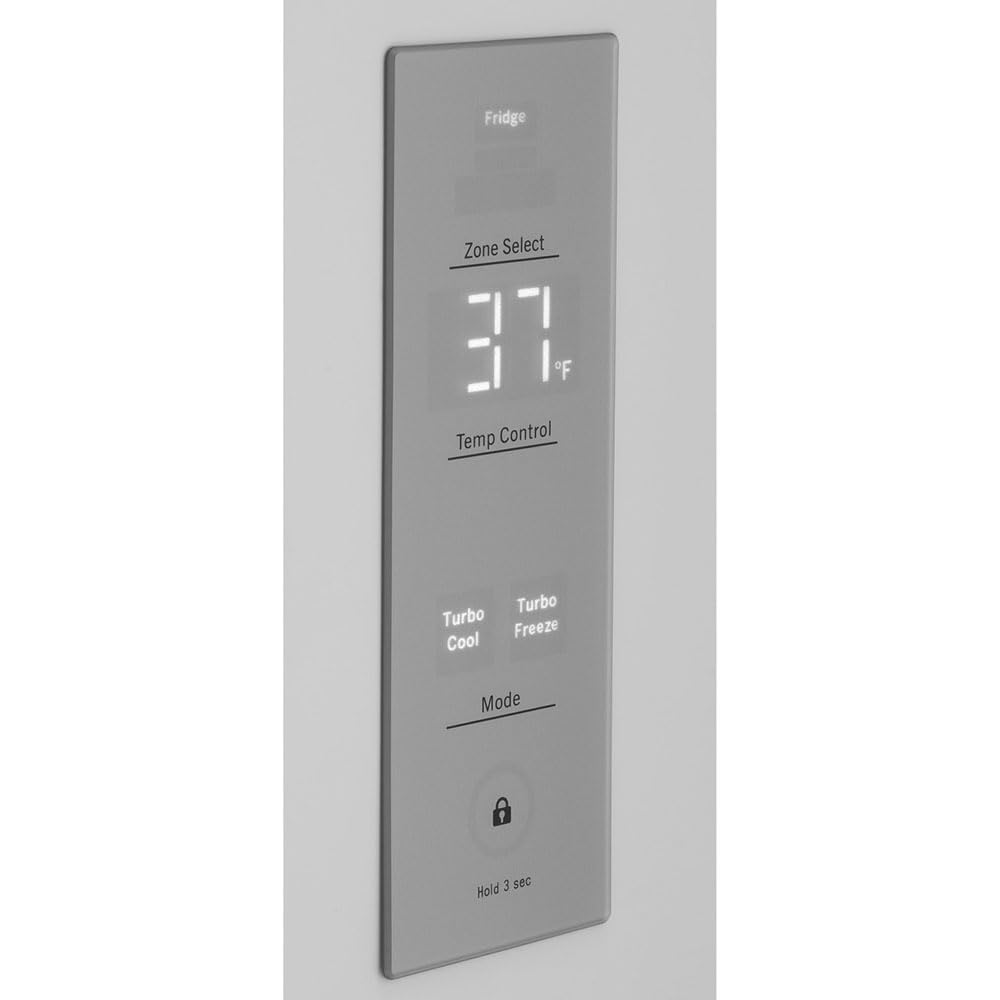GE Appliances 17.7 cu. ft. Bottom Freezer Refrigerator in Fingerprint Resistant Stainless Steel, Counter Depth on Fridge.com