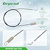 Dopend 946-04230B Auger Cable for Craftsman, Cub Cadet, Troy Bilt, MTD, Yard Machine Snowblower Parts, Replaces 946-04230, 746-04230B, 746-04230 Auger Control Cable #5
