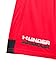 Under Armour Boys' Tech Graphic Shorts, (600) Red/Black/Mod Gray, X-Large