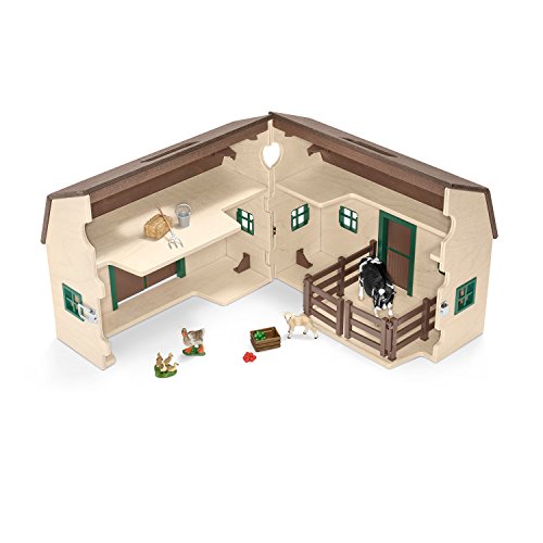 Preisvergleich Produktbild SCHLEICH 42272 42272-Transportable Scheune, grün