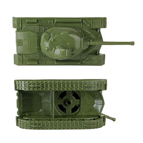 Timmee Toy Tanks For Plastic Army Men - Od Green Ww2 3Pc - Made In Usa #TOP2