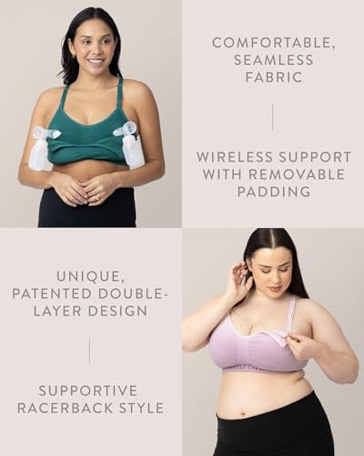 Kindred Bravely Sublime Sports Pumping Bra Hands Free | All-in-One Nursing Bras for Breastfeeding and Pumping4