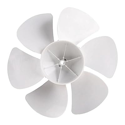 RV Vent Fan Blade White 6" 8" 10" 12" Replacement Fan Blade Round Bore RV Fan Blades for Bathroom Roof Vent Range Hood(10 inches)