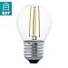 Produktbild EGLO LED E27 Lampe, Glühbirne klassisch, LED Lampe für Retro Beleuchtung, 4 Watt (entspricht 30 Watt), 350 Lumen, E27 LED warmweiß, 2700 Kelvin, LED Leuchtmittel, Edison Glühbirne G45, Ø 4,5 cm