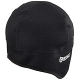 おたふく手袋 冬用ヘッドキャップ 耳付き [保温 全面消臭 吸汗速乾 コンプレッション メンズ] JW-182 ブラック フリー