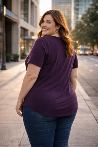 Image of In Love Women's Graphic Printed Cotton Plus Size Longline T-Shirt | Cotton fabric - soft longline T-shirt with easy plus-size fit