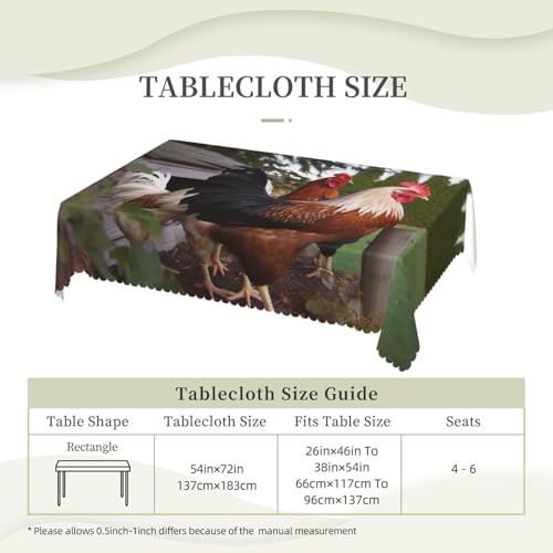 Nappe rectangulaire anti-tache lavable pour protéger la table des déversements