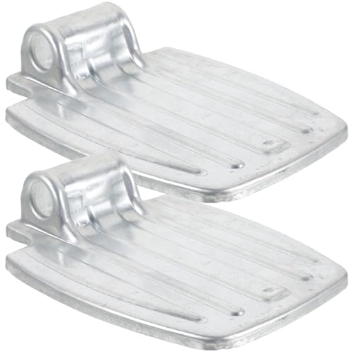 ibasenice Reposapiés Metálico para Silla de Ruedas Par Orificio de 19 CM Pedal Resistente y Ergonómico para Soporte Cómodo en Movilidad Diaria