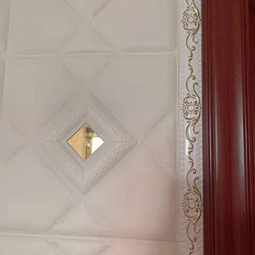 Itta 1-2/5 Inch X 16 Feet Flexible Molding Trim Peel And Stick Self Adhesive Crown Molding Ceiling Molding Wall Trim Photo Frame For Home Décor #TOP5