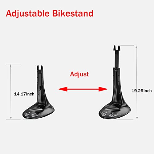 Weerock 0.35Kg Plastic Bike Stand Floor For Indoor Storage, Floor Parking Rack Stand For Garge And Apartment,Fits For 26/27.5/29Inch 700C Bicycle,Mountain/Road Bike,Cruiser Cycle,Multi Color,Orange #TOP3