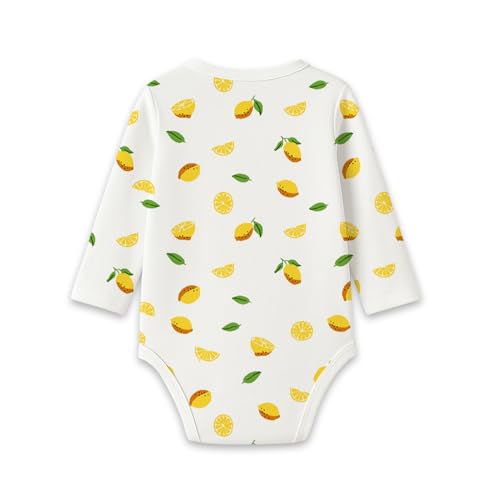 Image of MOM'S HOME Organic Cotton Front Open Kimono Onesie For Newborn Baby | New Born Clothing For Boys & Girls | 0-6 Months | Pack of 1