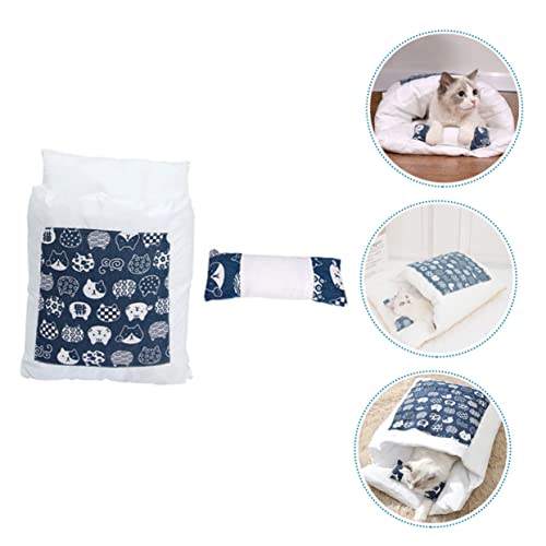 Lit pour chats COLLBATH d'hiver : nid de couchage pour animaux de compagnie - 7