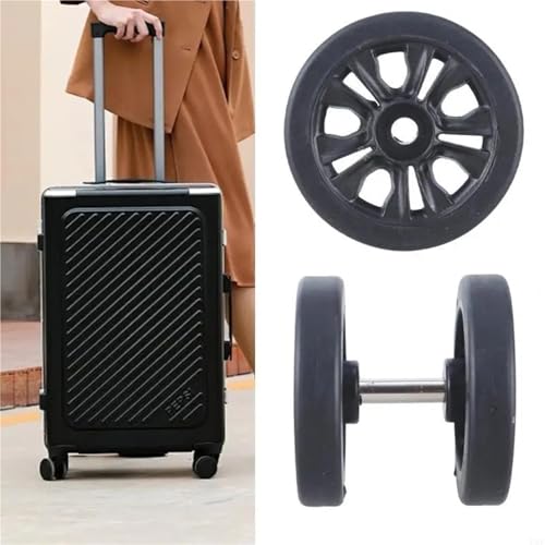 Luggage Wheels Replacement 8pcs 55x11mm Suitcase Double Swivels Castors Kits Easy to Install for Replacement for DIY Repair4