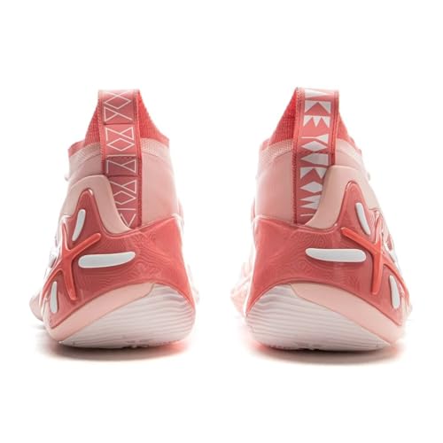 Image of LI-NING Way of Wade 11 Men Basketball Shoes Stable Support High Rebound Basketball Professional Match Shoes Light Pink US 8