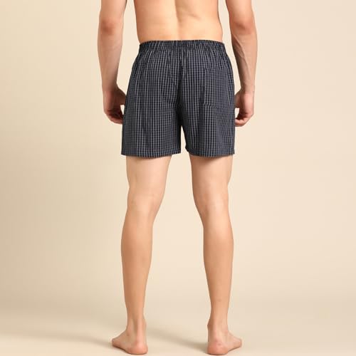 Image of Pepe Jeans Men's Cotton Boxer Shorts Relaxed Fit Striped Boxers (Pack of 2)