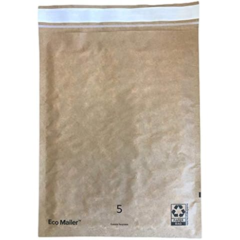 Bubblefast! Brand 11'' x 14'' Curbside Recyclable Padded Mailer Envelopes, Eco Friendly with Self Seal Tear Strip, Pack of 100 Cover