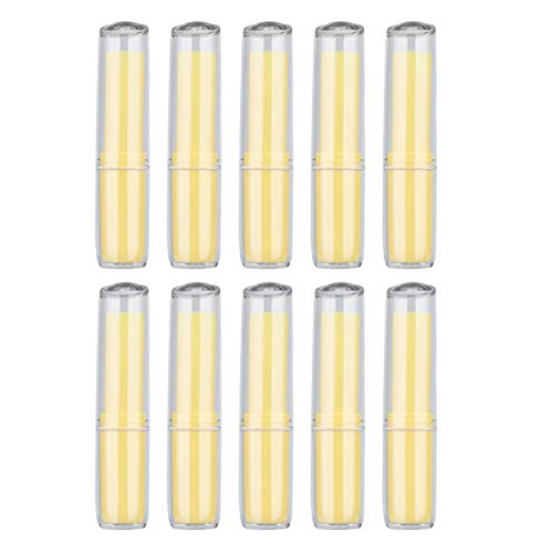 PIXNOR 10 Pcs Tubos de BÃ¡lsamo para LÃ¡bios Vazios Recipientes de Batom RecarregÃ¡veis â€‹â€‹Diy Ac